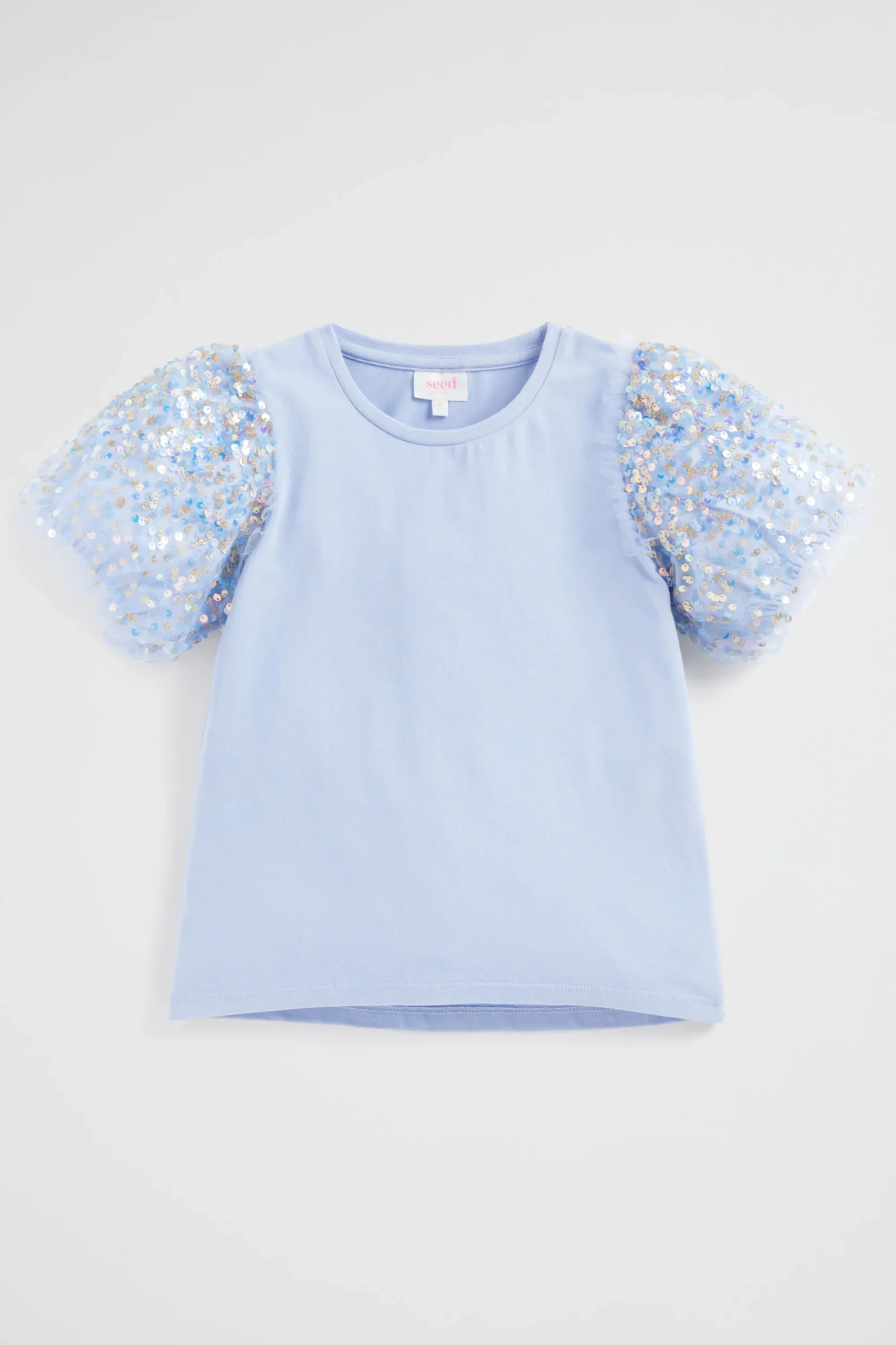 Girl Seed Heritage T-Shirts & Tops-Sequin Tee