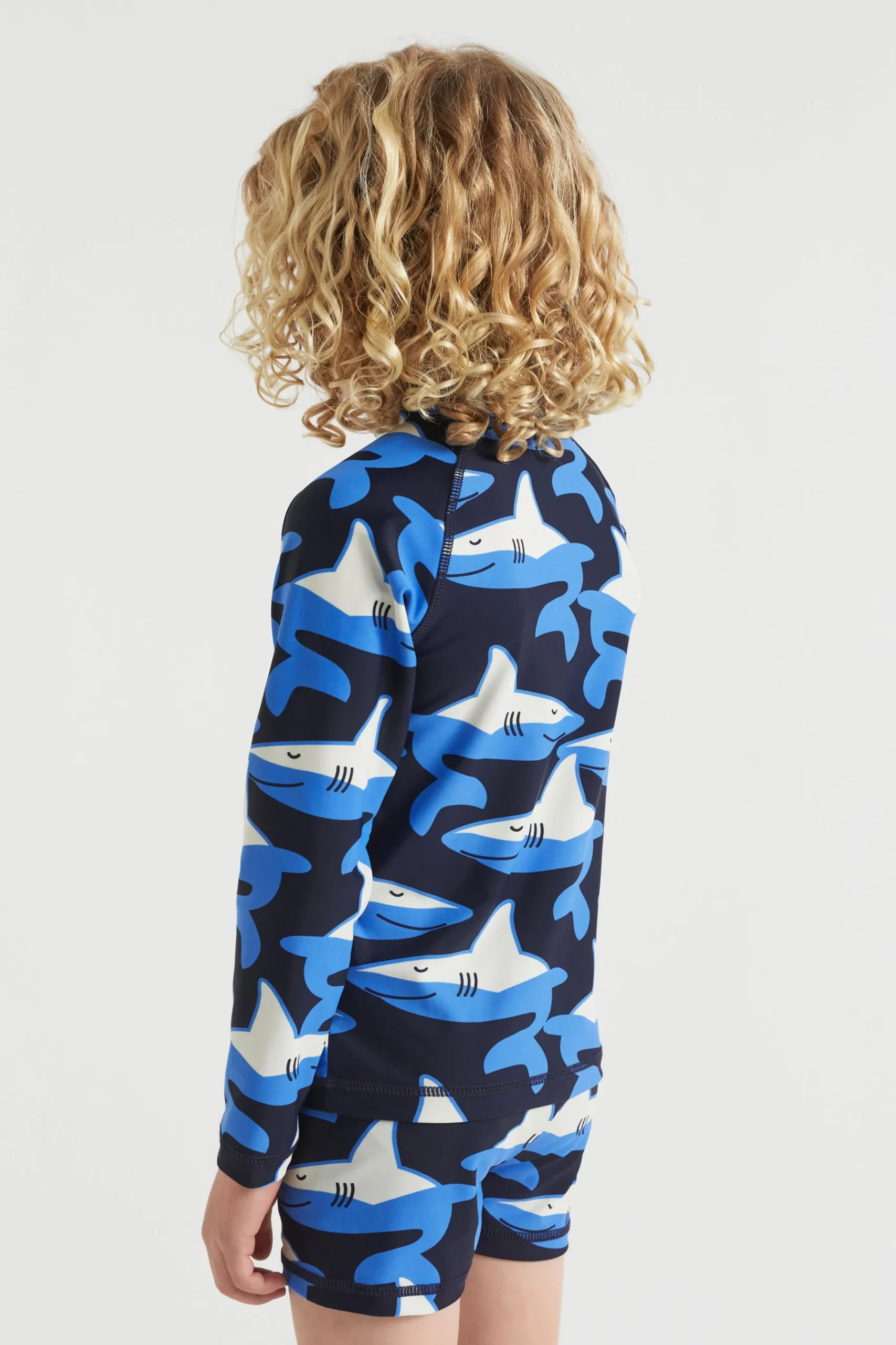 Boy Seed Heritage Swimwear-Shark Rashvest