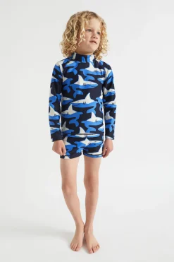 Boy Seed Heritage Swimwear-Shark Swim Short