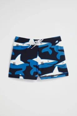 Boy Seed Heritage Swimwear-Shark Swim Short