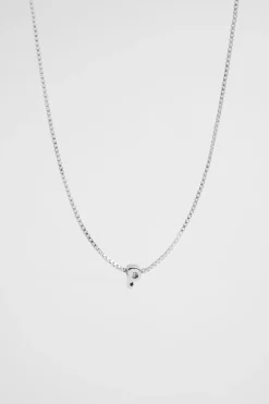 Woman Seed Heritage Jewellery-Silver Initial Necklace