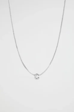Woman Seed Heritage Jewellery-Silver Initial Neklae