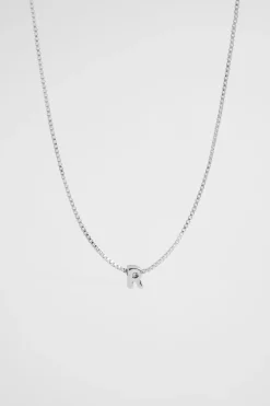 Woman Seed Heritage Jewellery-Silve Initial Necklace