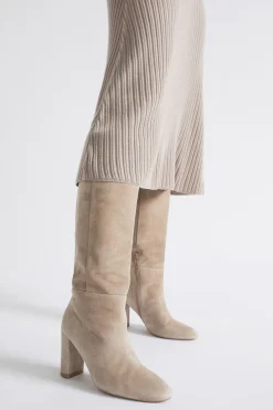 Woman Seed Heritage Heels & Wedges-Sophie Knee High Boot