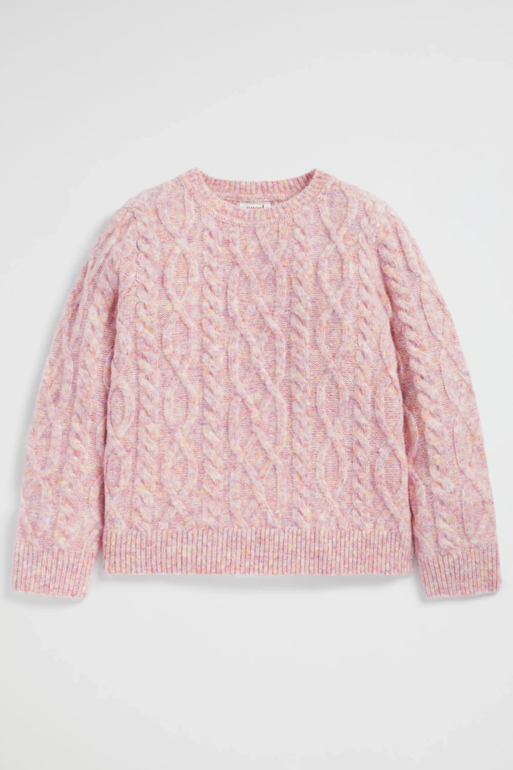 Girl Seed Heritage Knitwear & Sweaters-Spacedye Cable Knit