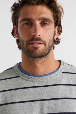 Man Seed Heritage T-Shirts & Sweaters-Stripe Tee