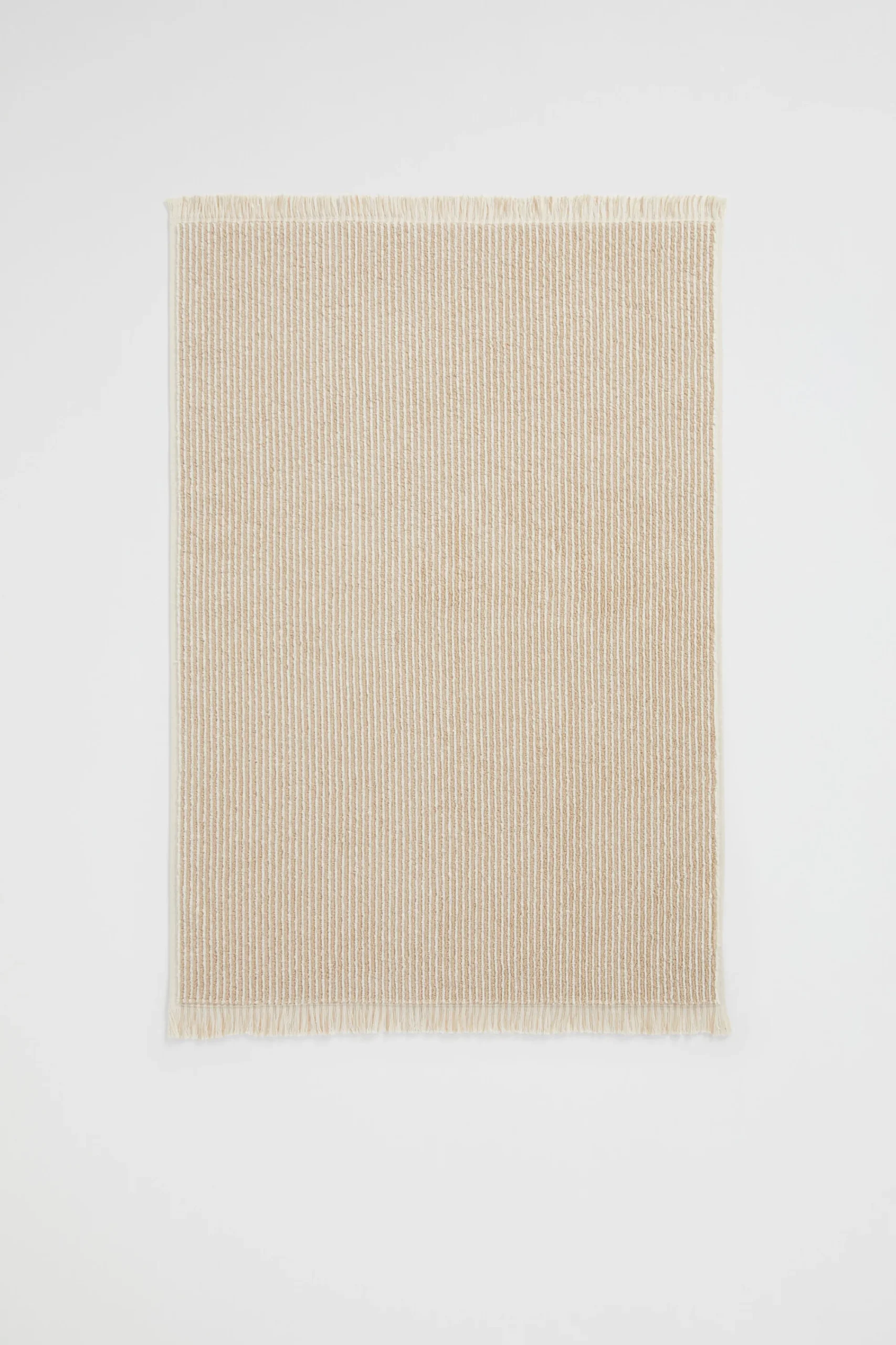 Seed Heritage Bathroom-Stripe Textured Hand Towel