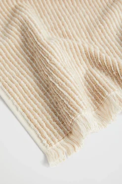 Seed Heritage Bathroom-Stripe Textured Towel