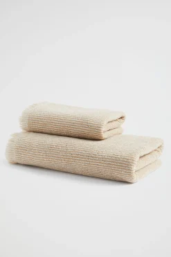 Seed Heritage Bathroom-Stripe Textured Towel