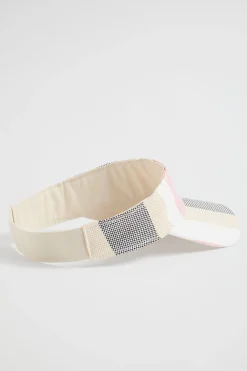 Woman Seed Heritage Hats & Gloves-Stripe Visor