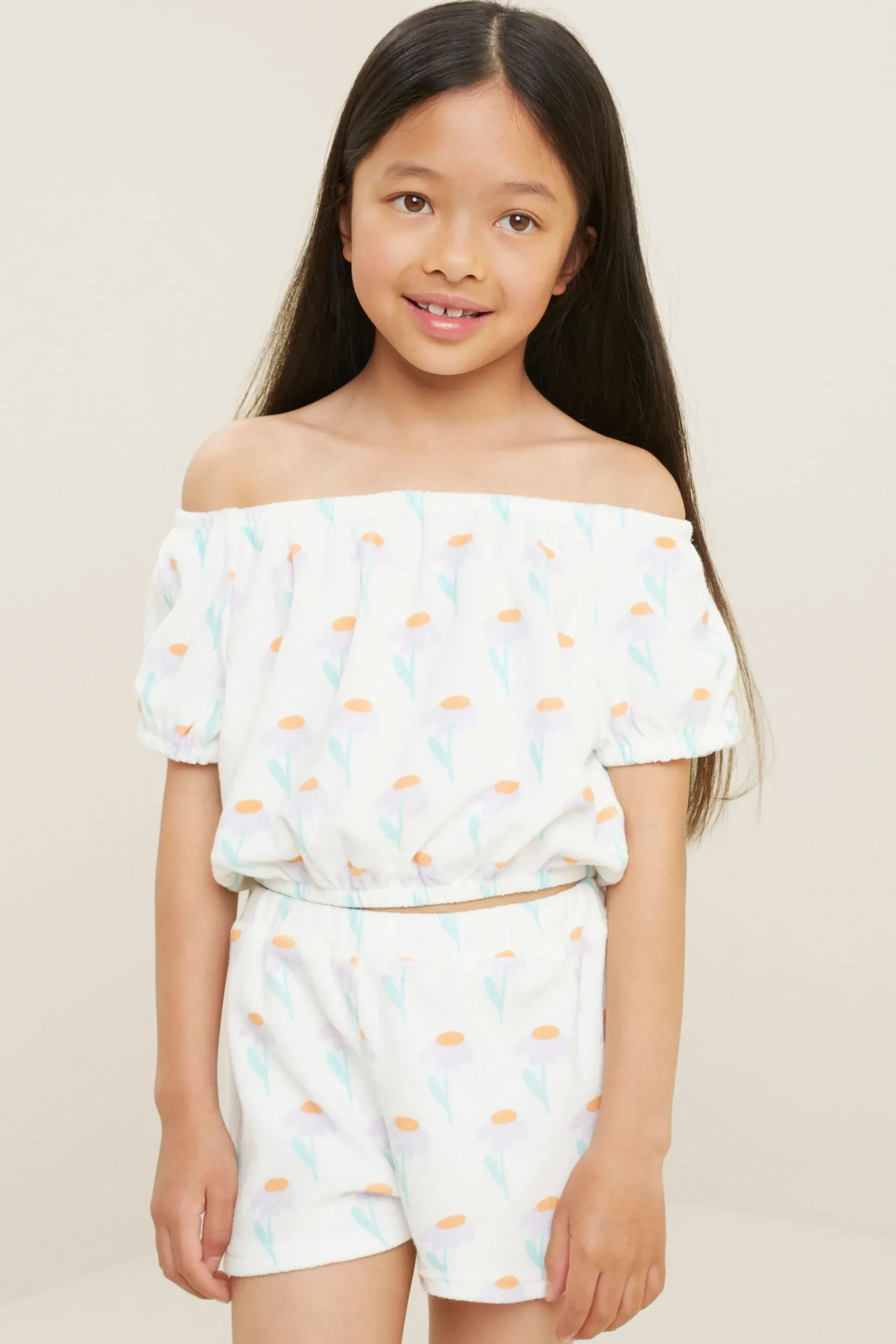 Girl Seed Heritage T-Shirts & Tops-Terry Towel Top