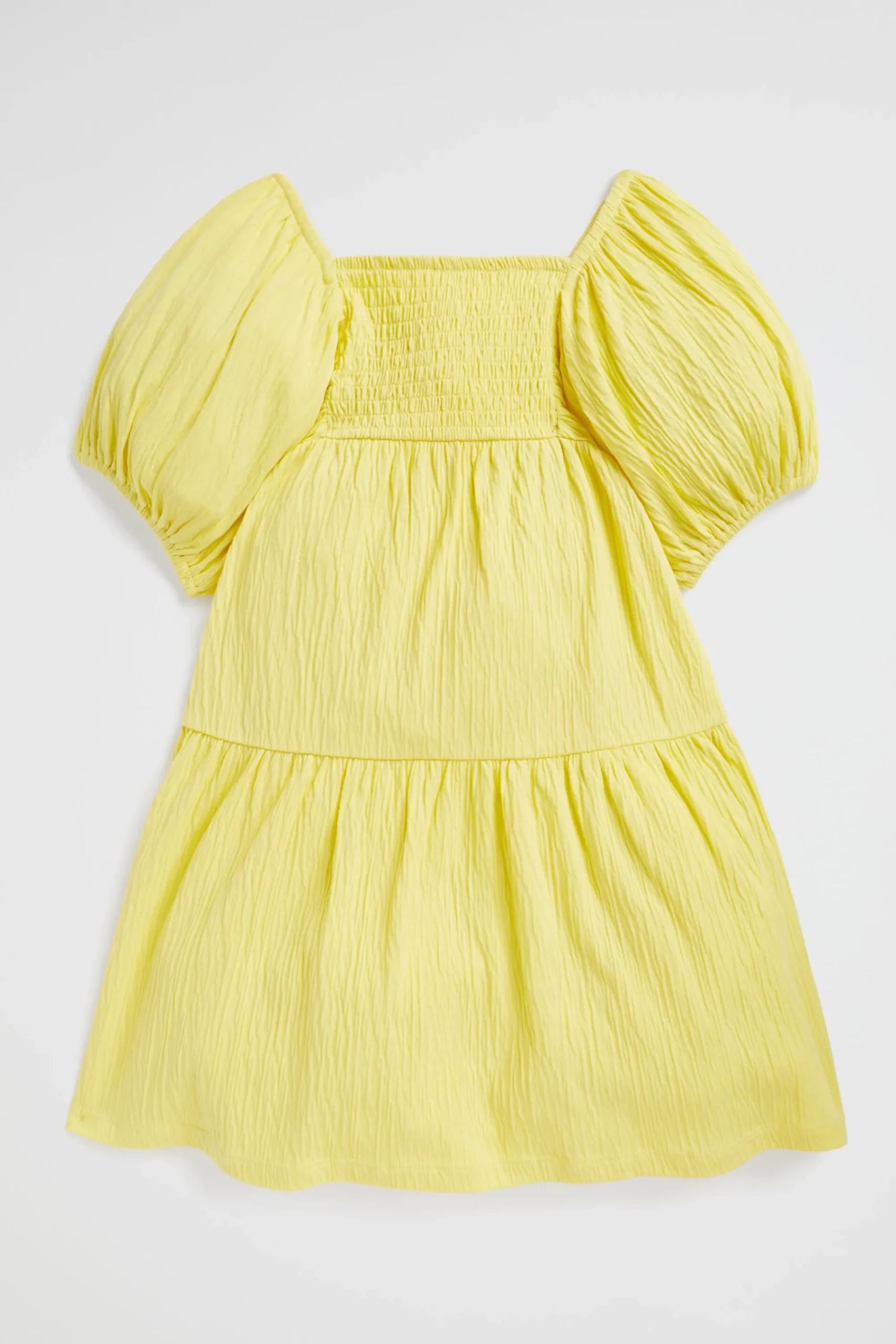 Girl Seed Heritage Dresses-Textured Cotton Dress