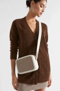 Woman Seed Heritage Cross Body-Textured Logo Crossbody Bag