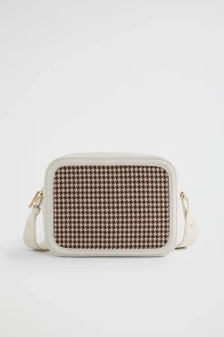Woman Seed Heritage Cross Body-Textured Logo Crossbody Bag