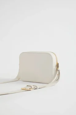 Woman Seed Heritage Cross Body-Textured Logo Crossbody Bag
