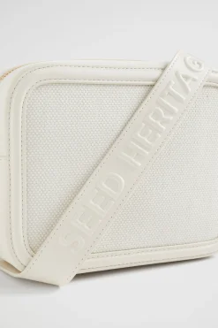 Woman Seed Heritage Cross Body-Textured Logo Crossbody Bag