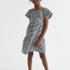 Girl Seed Heritage Dresses-Tiered Stripe Dress