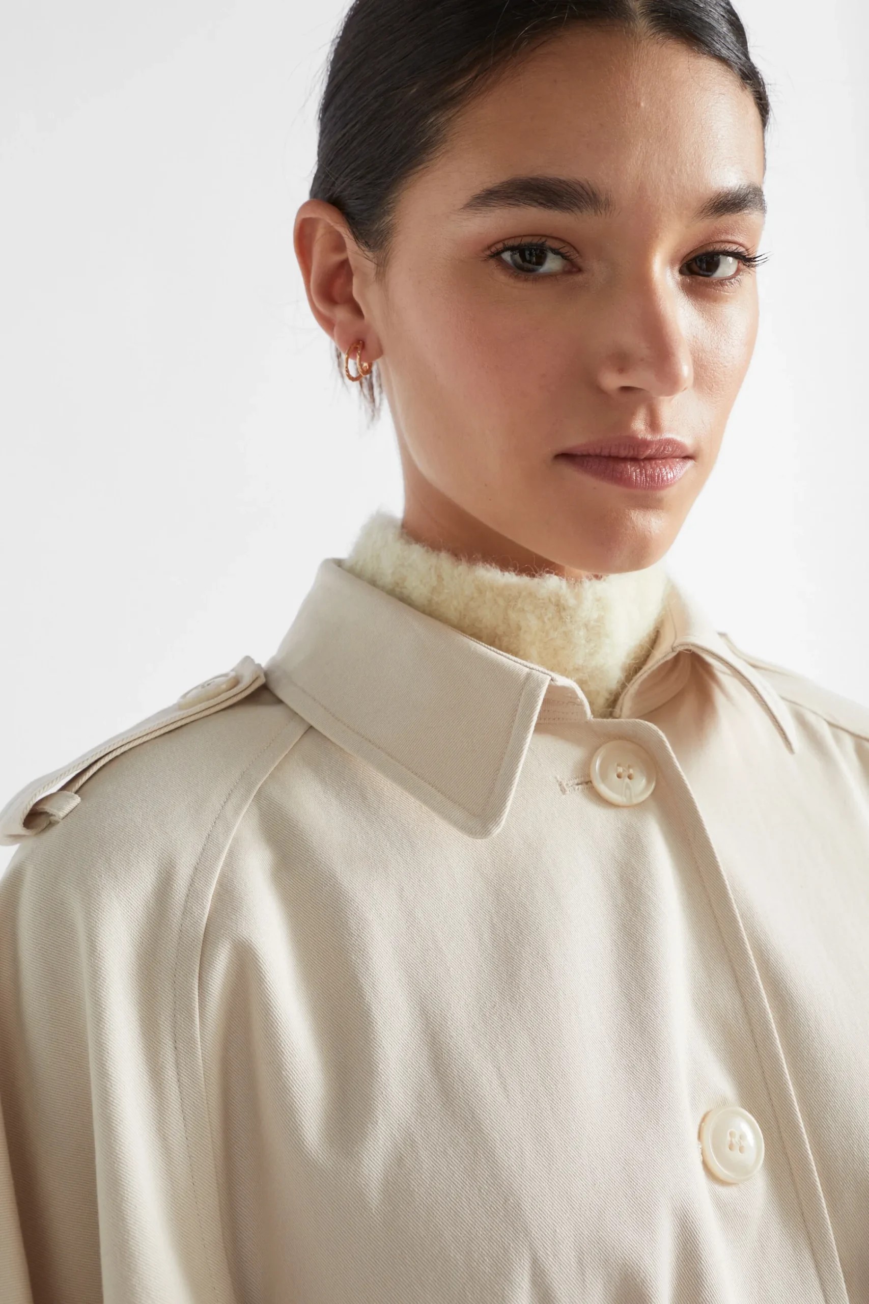 Woman Seed Heritage Scarves & Kaftans-Trench Cape
