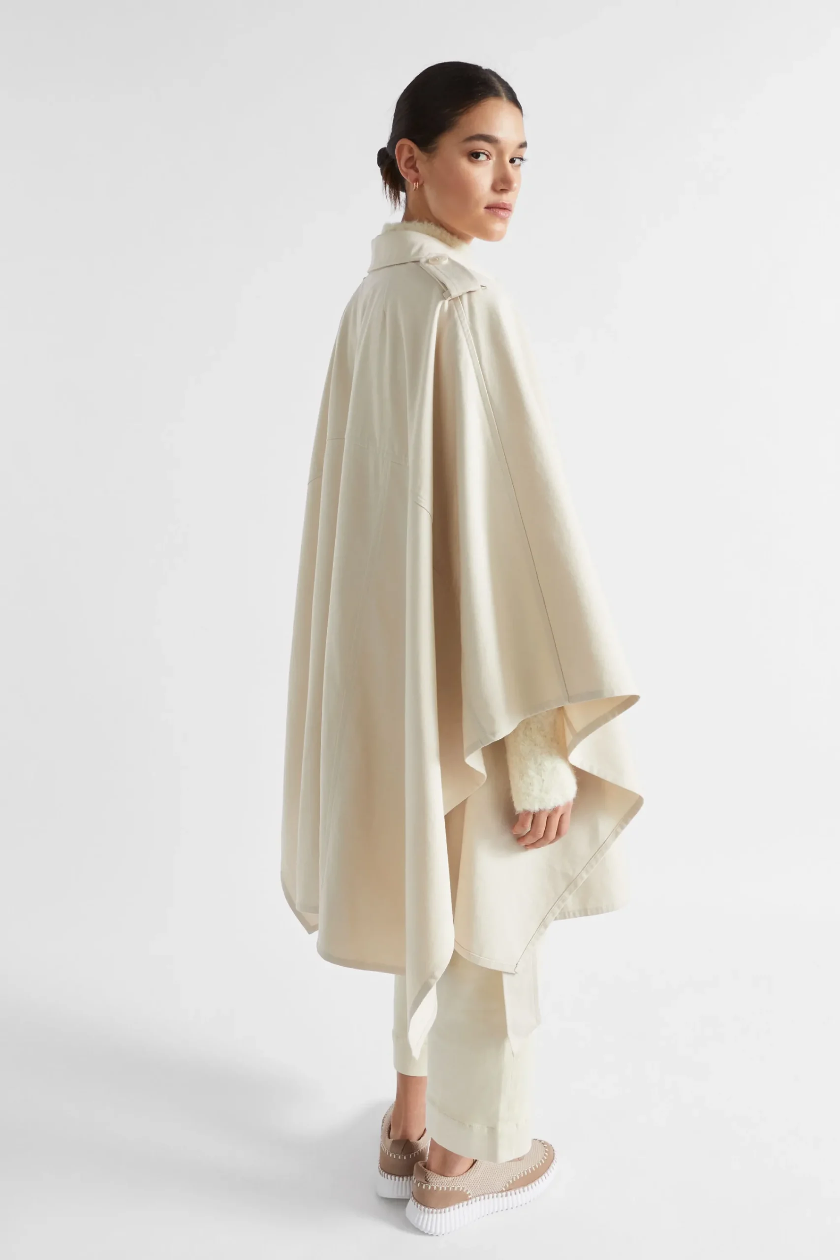 Woman Seed Heritage Scarves & Kaftans-Trench Cape