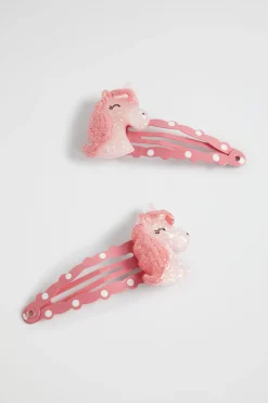 Girl Seed Heritage Hair Accessories-Unicorn Glitter Snaps