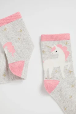 Girl Seed Heritage Socks-Unicorn Sock