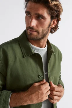 Man Seed Heritage Jackets & Vests-Utility Overshirt