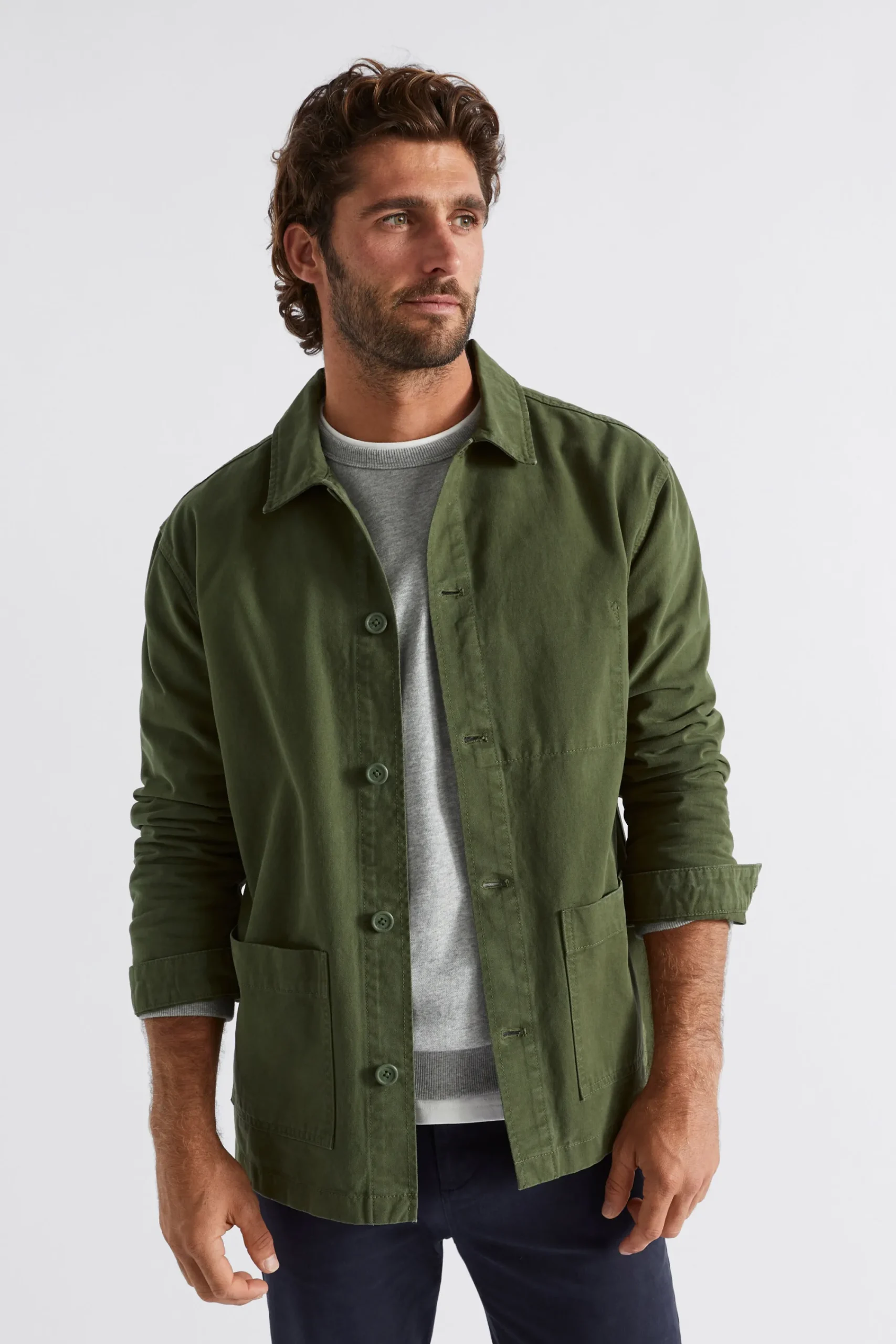 Man Seed Heritage Jackets & Vests-Utility Overshirt