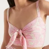 Woman Seed Heritage T-Shirts & Tops-Voile Floral Tie Top