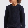 Boy Seed Heritage Knitwear & Sweaters-Waffle Crew Knit