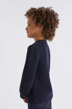 Boy Seed Heritage Knitwear & Sweaters-Waffle Crew Knit
