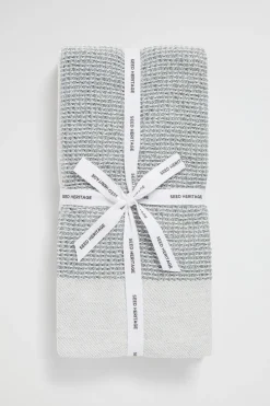 Seed Heritage Kitchen & Dining-Waffle Teatowel Set Of Two