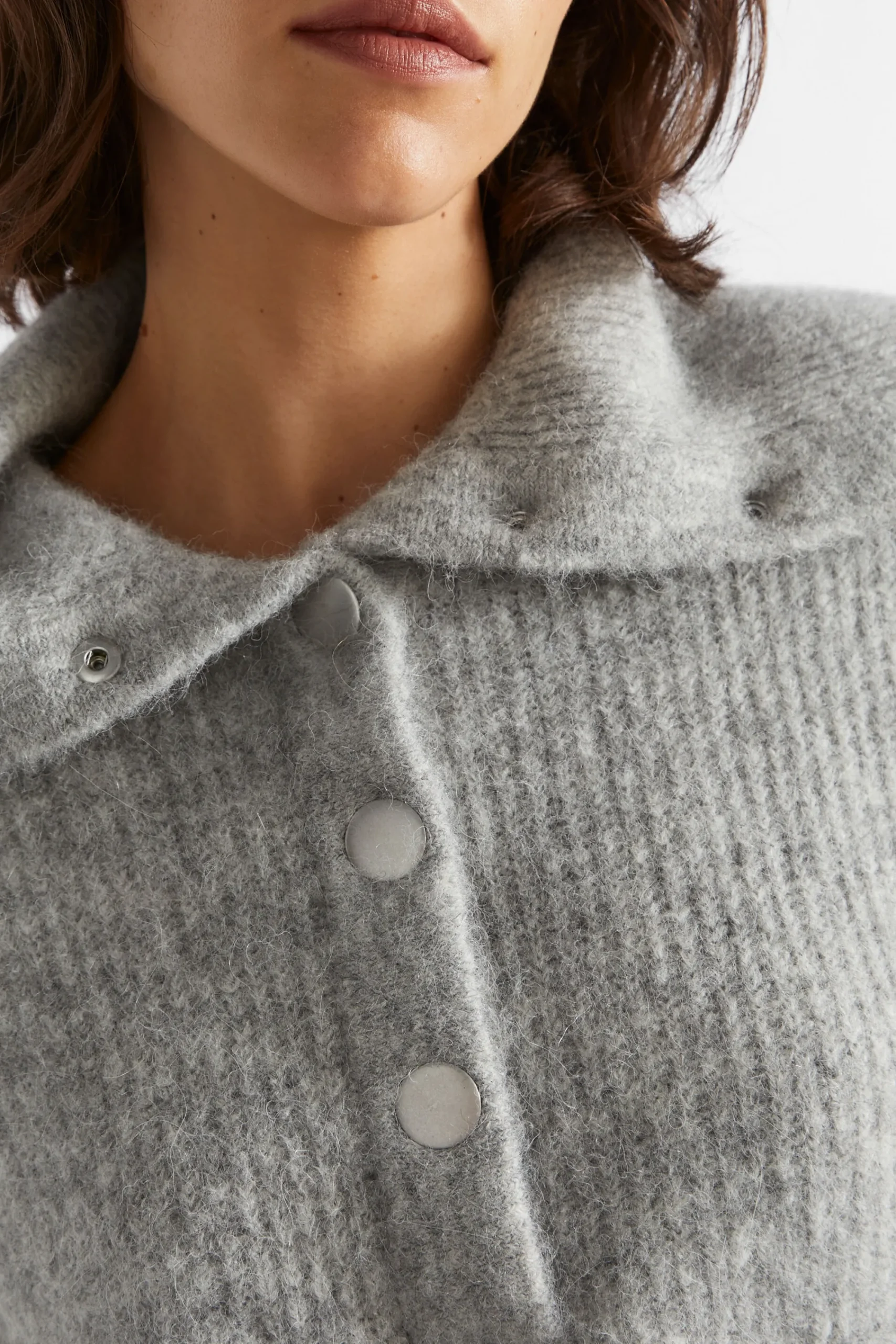 Woman Seed Heritage Knitwear & Sweaters-Wide Collared Knit
