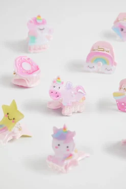 Girl Seed Heritage Hair Accessories-Winter Unicorn Hair Clip Tub