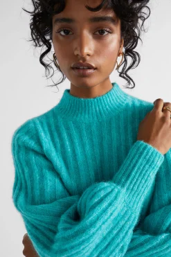 Woman Seed Heritage Knitwear & Sweaters-Wool Blend Knit Midi Dress