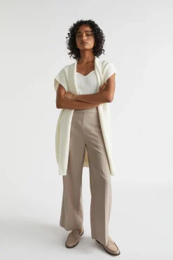 Woman Seed Heritage Scarves & Kaftans-Wool Knit Gilet