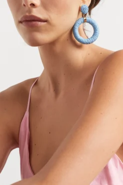 Woman Seed Heritage Jewellery-Wrapped Circle Earring