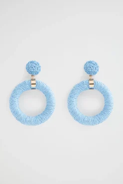 Woman Seed Heritage Jewellery-Wrapped Circle Earring